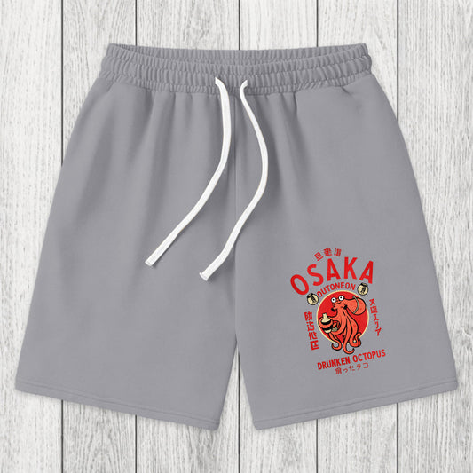Tokyosol Drunken Octopus Japan Washed Shorts
