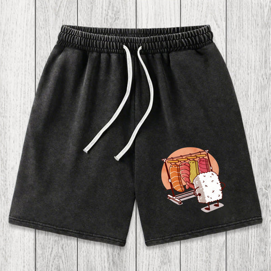 Tokyosol Which One Should I Wear Today Washed Shorts