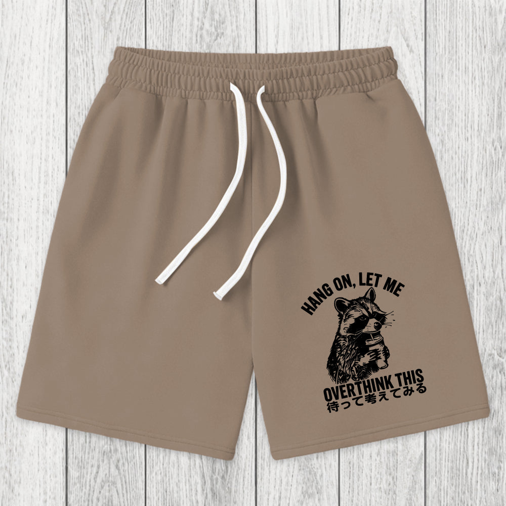 Tokyosol Overthink Raccoon Washed Shorts
