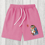 Tokyosol The Frog Holds The Cat Washed Shorts