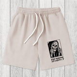 Tokyosol Stay Positive Skeleton Washed Shorts