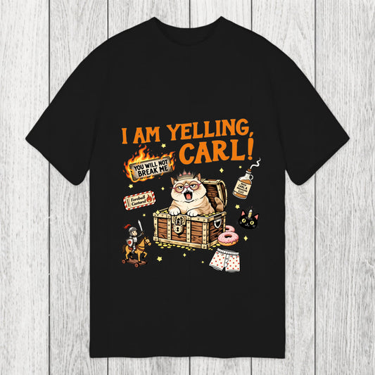 Tokyosol I am Yelling Carl Funny Cat Meme Classic T-Shirt