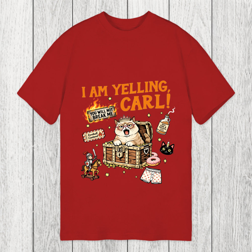 Tokyosol I am Yelling Carl Funny Cat Meme Classic T-Shirt