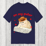 Tokyosol Funny Cat Meme On My Puter Classic T-Shirt