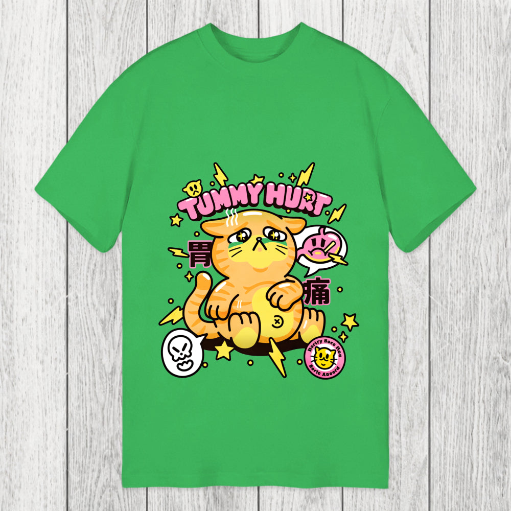 Tokyosol Tummy Hurt Cute Cat Classic T-Shirt