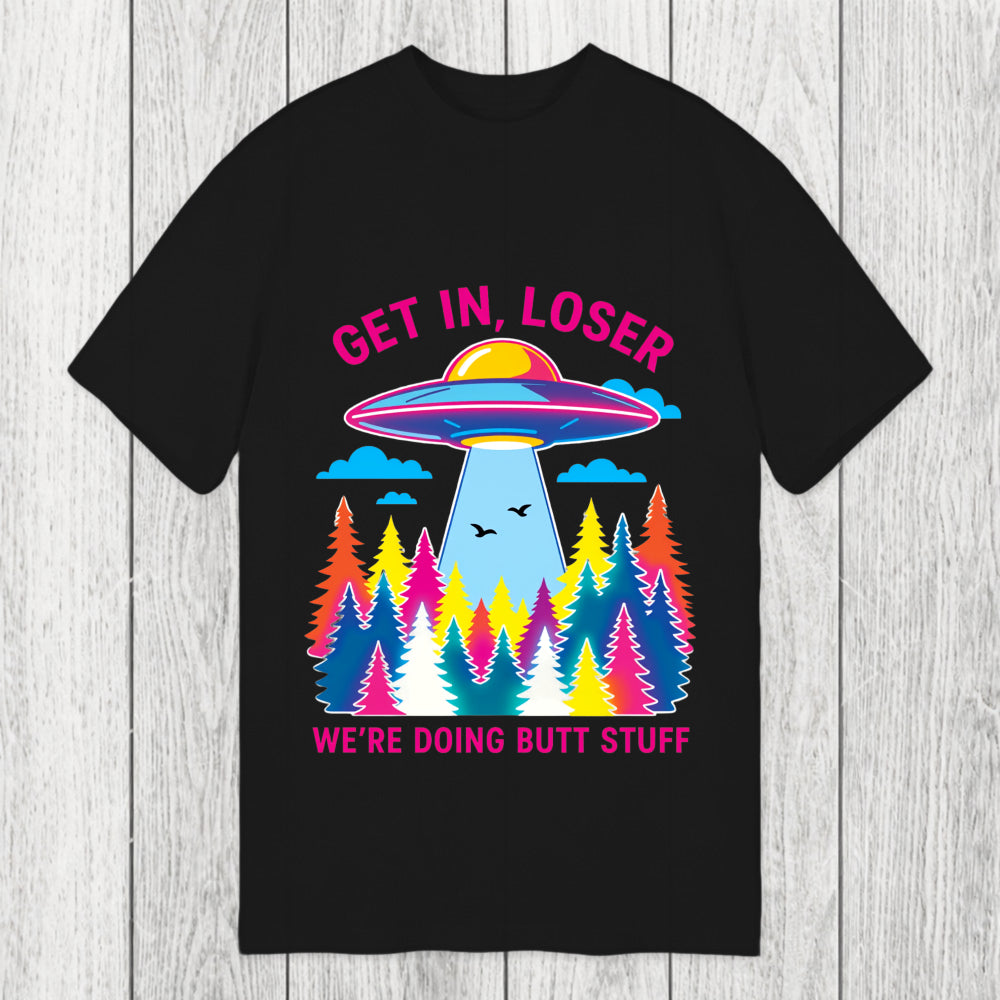 Tokyosol UFO Get In Loser Butt Stuff Forest Classic T-Shirt