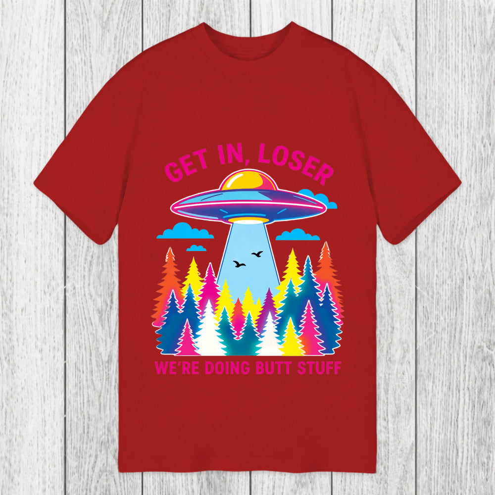 Tokyosol UFO Get In Loser Butt Stuff Forest Classic T-Shirt