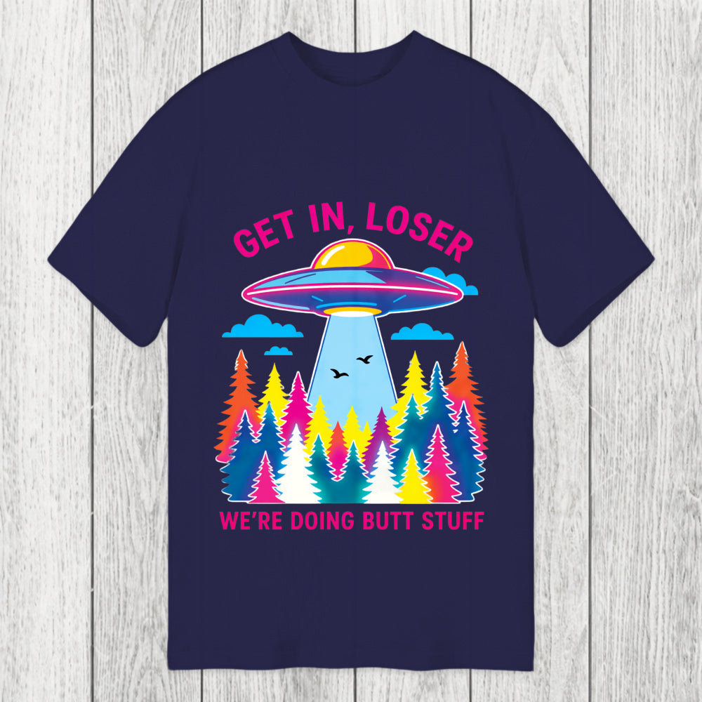 Tokyosol UFO Get In Loser Butt Stuff Forest Classic T-Shirt