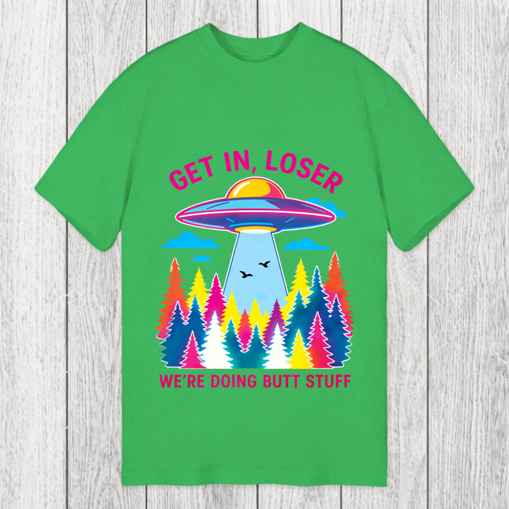 Tokyosol UFO Get In Loser Butt Stuff Forest Classic T-Shirt