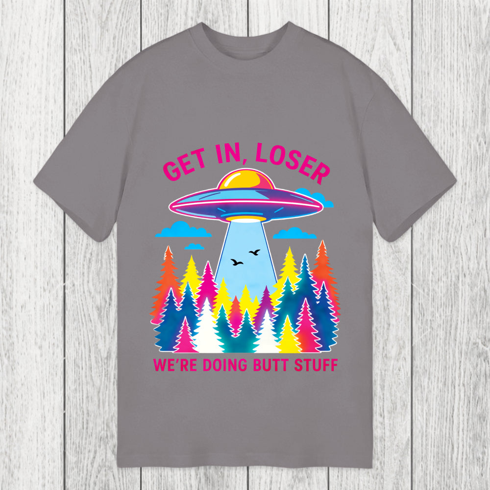 Tokyosol UFO Get In Loser Butt Stuff Forest Classic T-Shirt