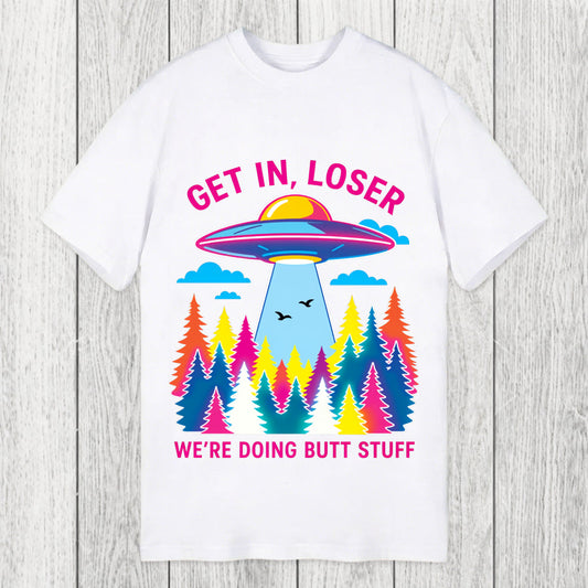 Tokyosol UFO Get In Loser Butt Stuff Forest Classic T-Shirt