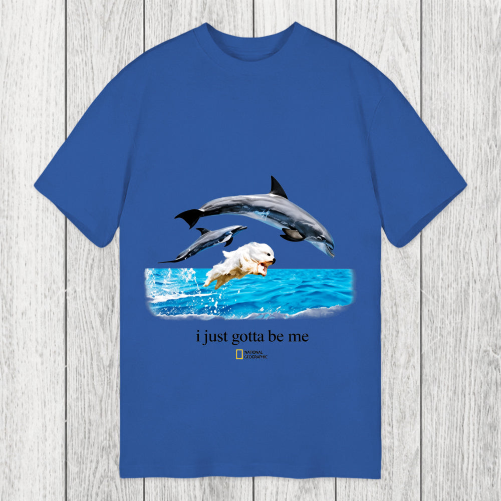 Tokyosol I Just Gotta Be Me Dog Dolphin Classic T-Shirt