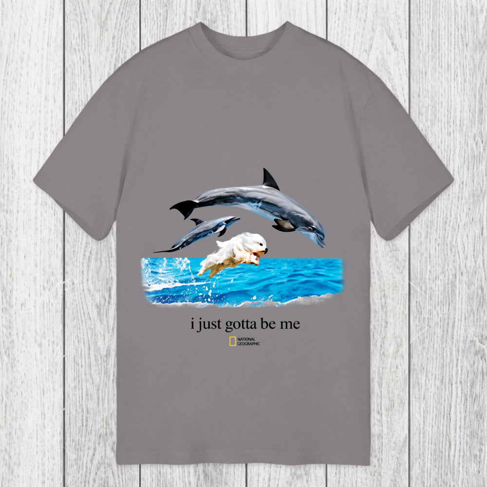 Tokyosol I Just Gotta Be Me Dog Dolphin Classic T-Shirt