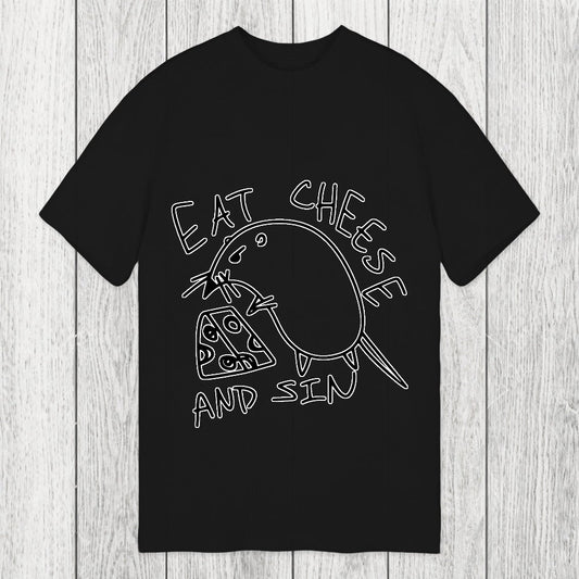 Tokyosol Eat Cheese And Sin Meme Classic T-Shirt