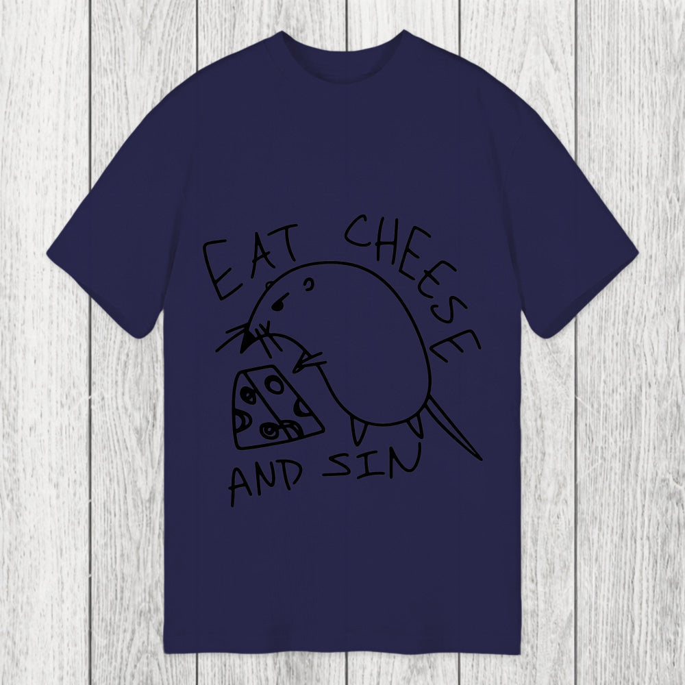 Tokyosol Eat Cheese And Sin Meme Classic T-Shirt