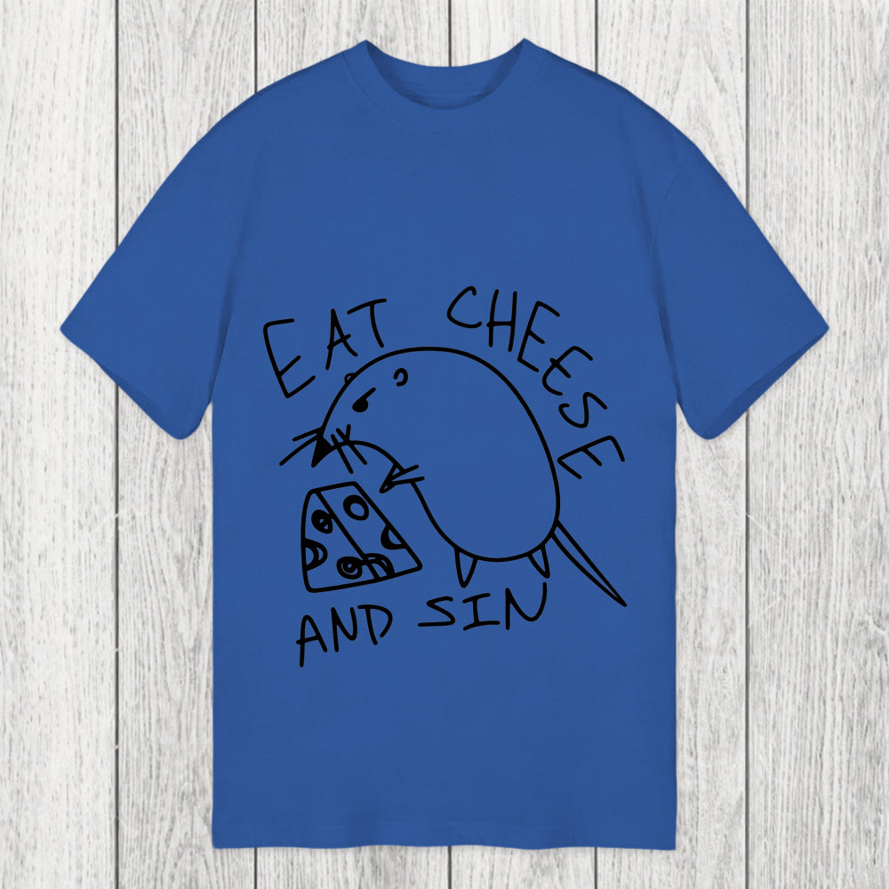 Tokyosol Eat Cheese And Sin Meme Classic T-Shirt