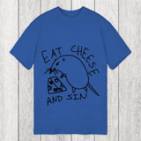 Tokyosol Eat Cheese And Sin Meme Classic T-Shirt