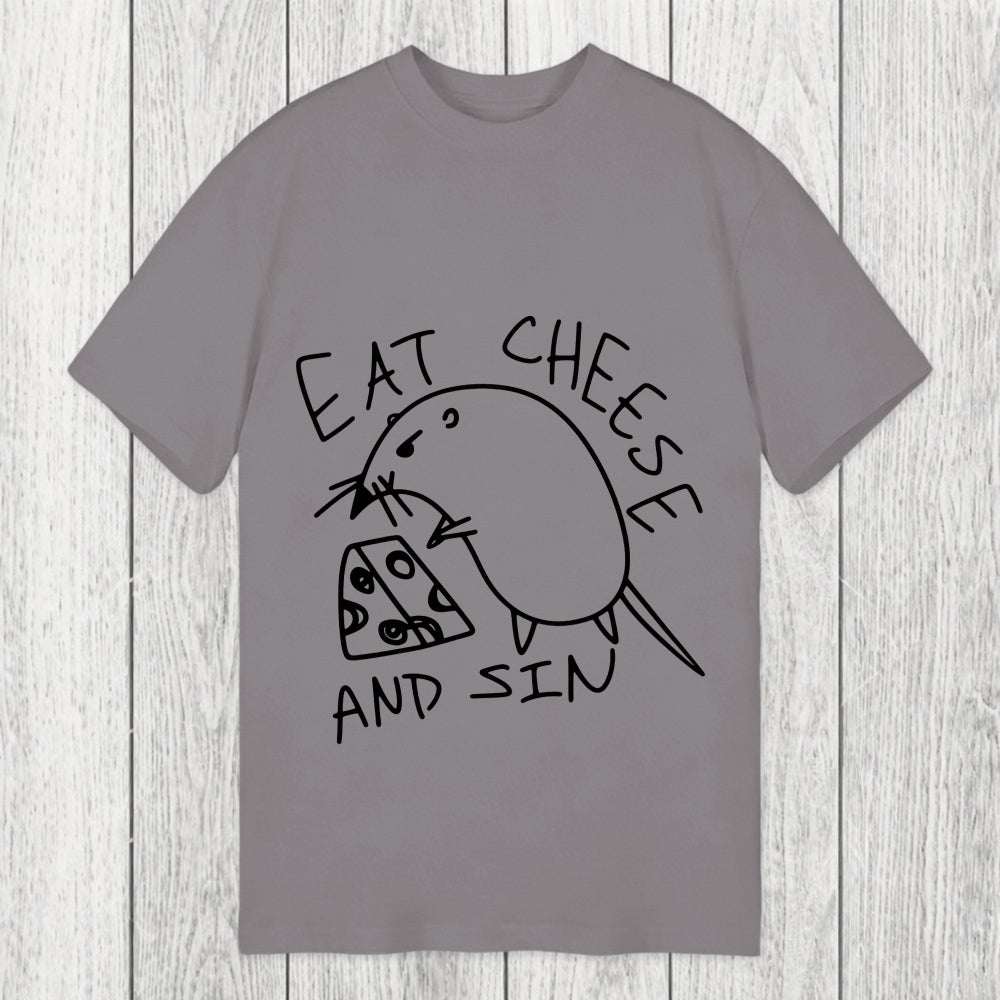 Tokyosol Eat Cheese And Sin Meme Classic T-Shirt