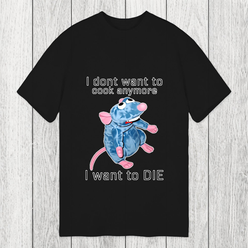 Tokyosol I Don't Want To Cook Anymore I Want To Die Rat Classic T-Shirt