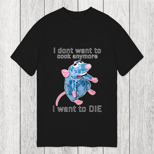 Tokyosol I Don't Want To Cook Anymore I Want To Die Rat Classic T-Shirt