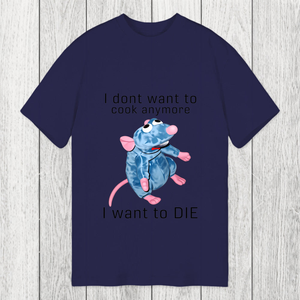 Tokyosol I Don't Want To Cook Anymore I Want To Die Rat Classic T-Shirt