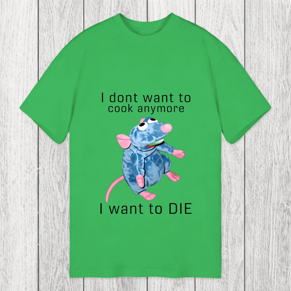 Tokyosol I Don't Want To Cook Anymore I Want To Die Rat Classic T-Shirt