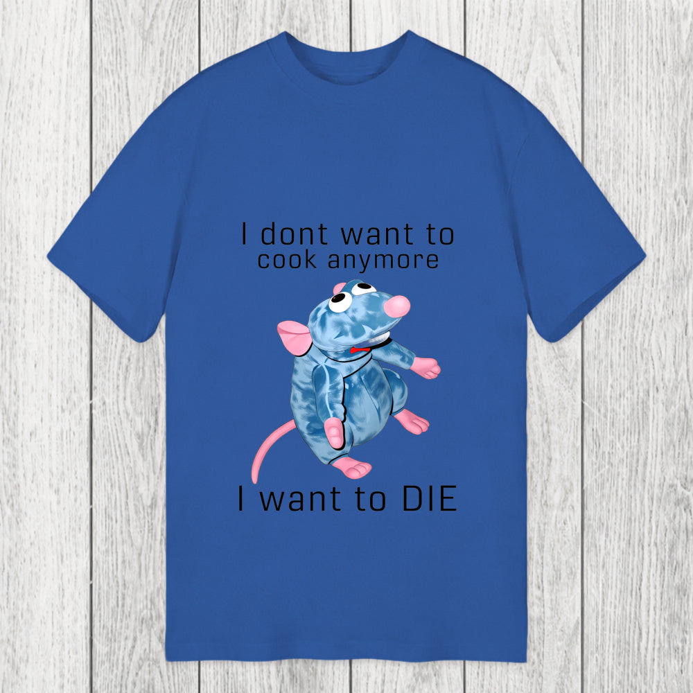 Tokyosol I Don't Want To Cook Anymore I Want To Die Rat Classic T-Shirt