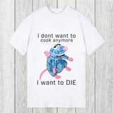 Tokyosol I Don't Want To Cook Anymore I Want To Die Rat Classic T-Shirt