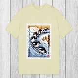Tokyosol Gliding Penguin Stamp Classic T-Shirt