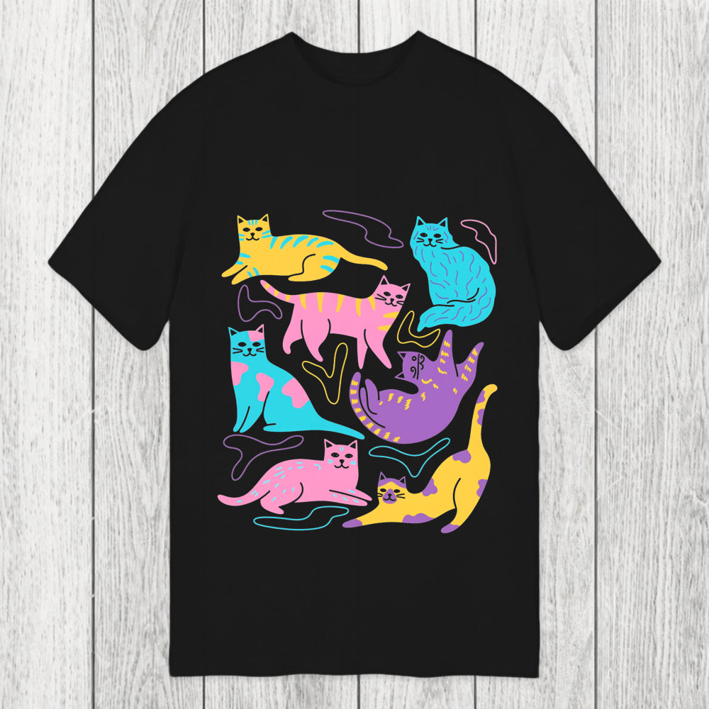 Tokyosol Colourful Cats Classic T-Shirt