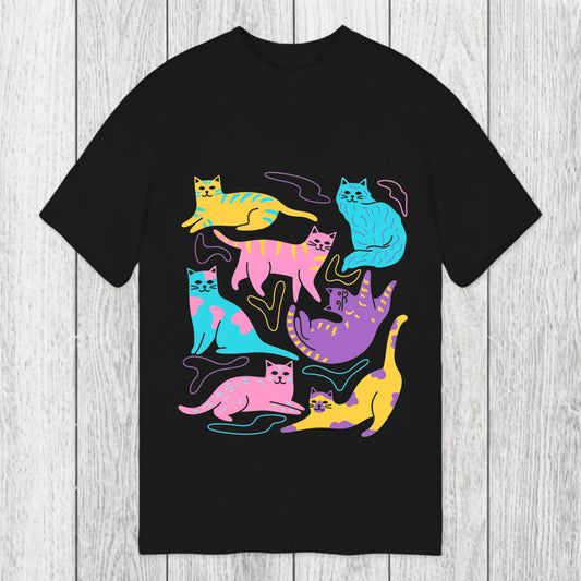 Tokyosol Colourful Cats Classic T-Shirt