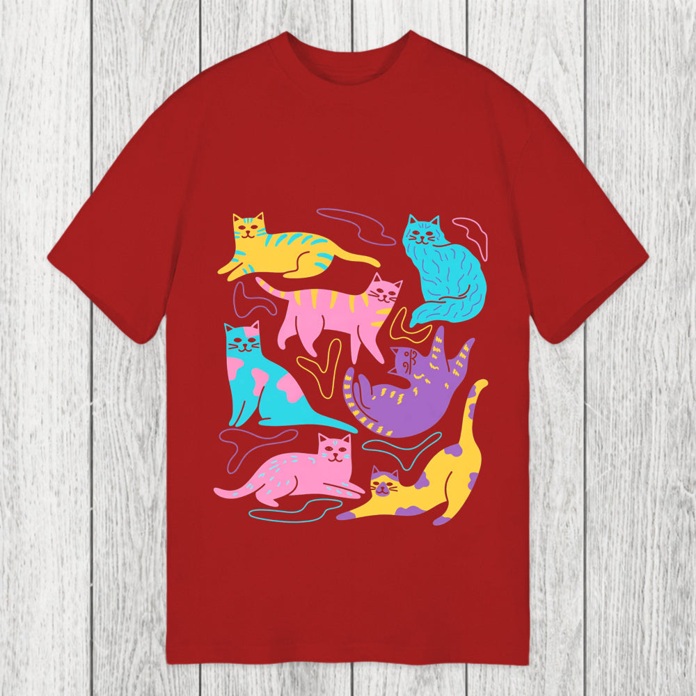 Tokyosol Colourful Cats Classic T-Shirt