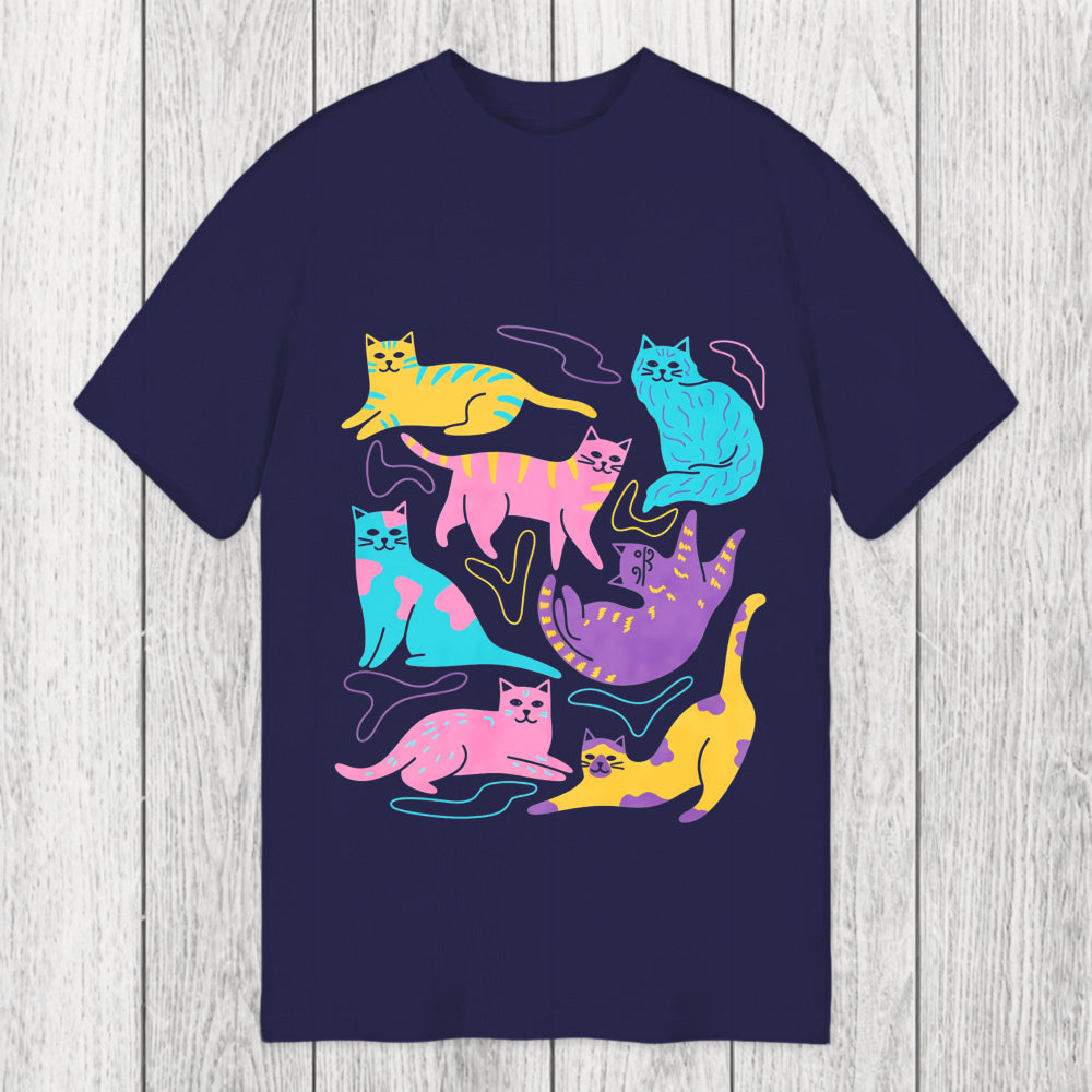 Tokyosol Colourful Cats Classic T-Shirt