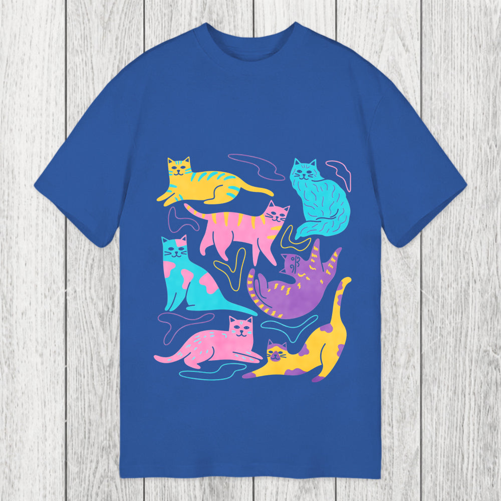 Tokyosol Colourful Cats Classic T-Shirt