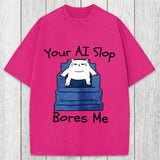 Tokyosol AI Slop Bores Me Washed T-Shirt