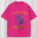 Tokyosol I've Got Friends In Low Places Funny Dog Washed T-Shirt