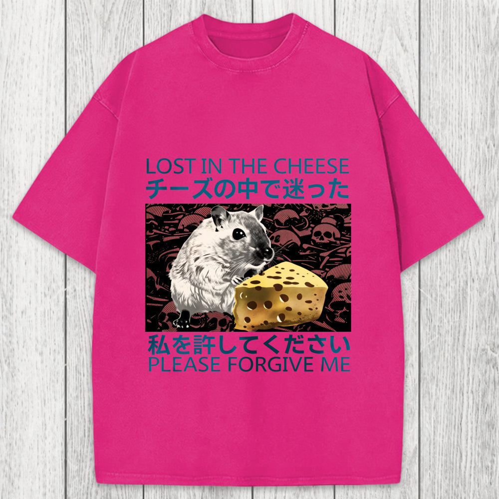 Tokyosol Lost in Cheese Japanese Rat Washed T-Shirt