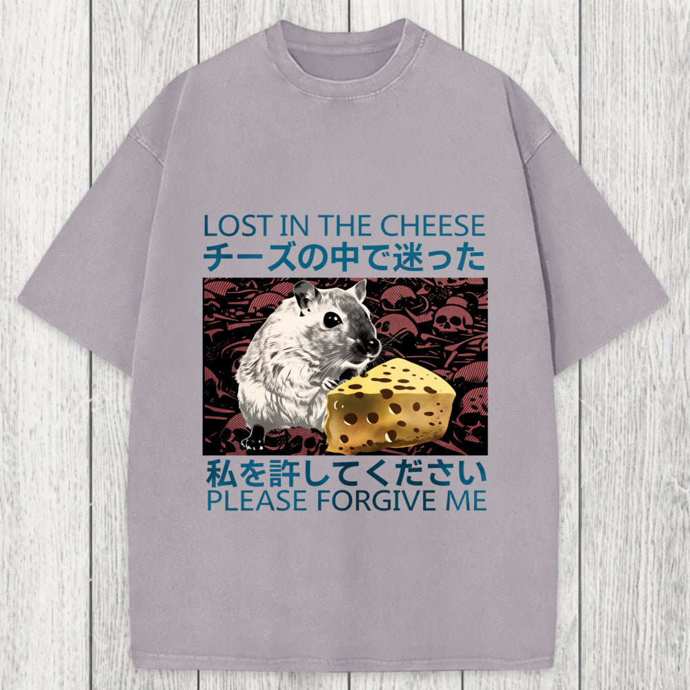 Tokyosol Lost in Cheese Japanese Rat Washed T-Shirt
