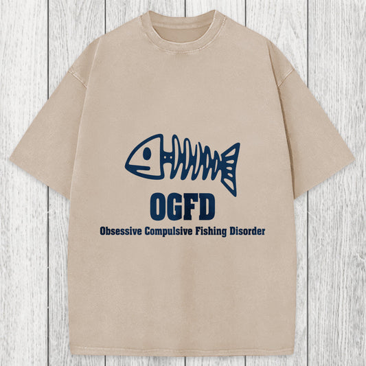Tokyosol OCFD Funny Fishing Washed T-Shirt