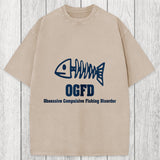 Tokyosol OCFD Funny Fishing Washed T-Shirt