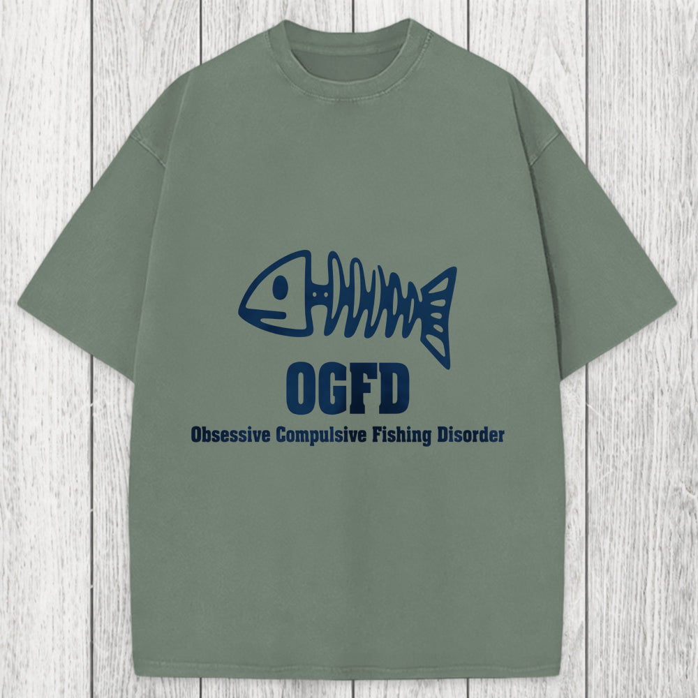 Tokyosol OCFD Funny Fishing Washed T-Shirt