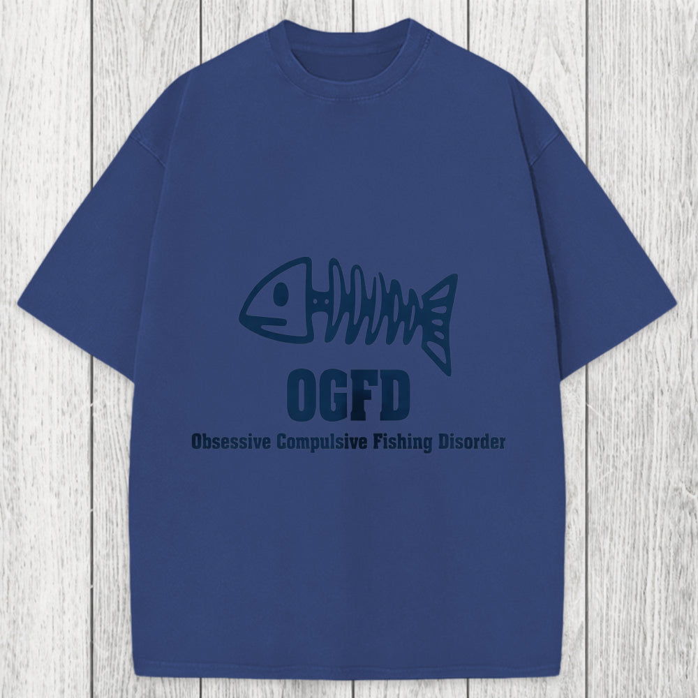 Tokyosol OCFD Funny Fishing Washed T-Shirt