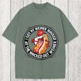 Tokyosol The Wacked Out Weiner I Got My Weiner Wacked Washed T-Shirt