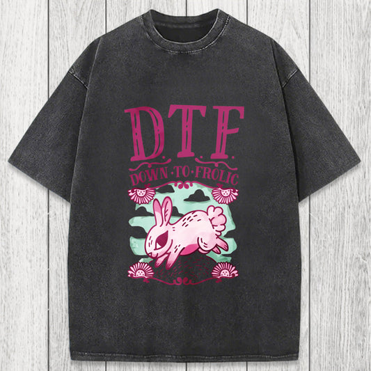 Tokyosol DTF Down To Frolic Washed T-Shirt