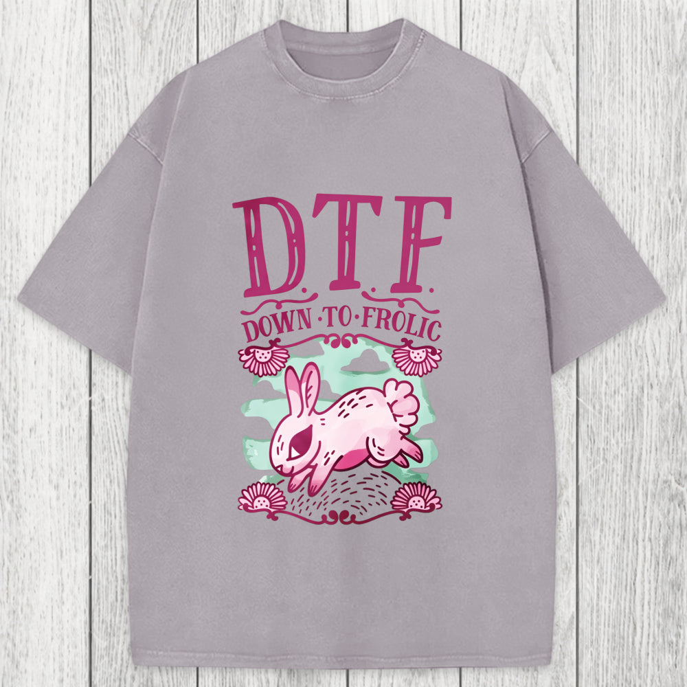 Tokyosol DTF Down To Frolic Washed T-Shirt