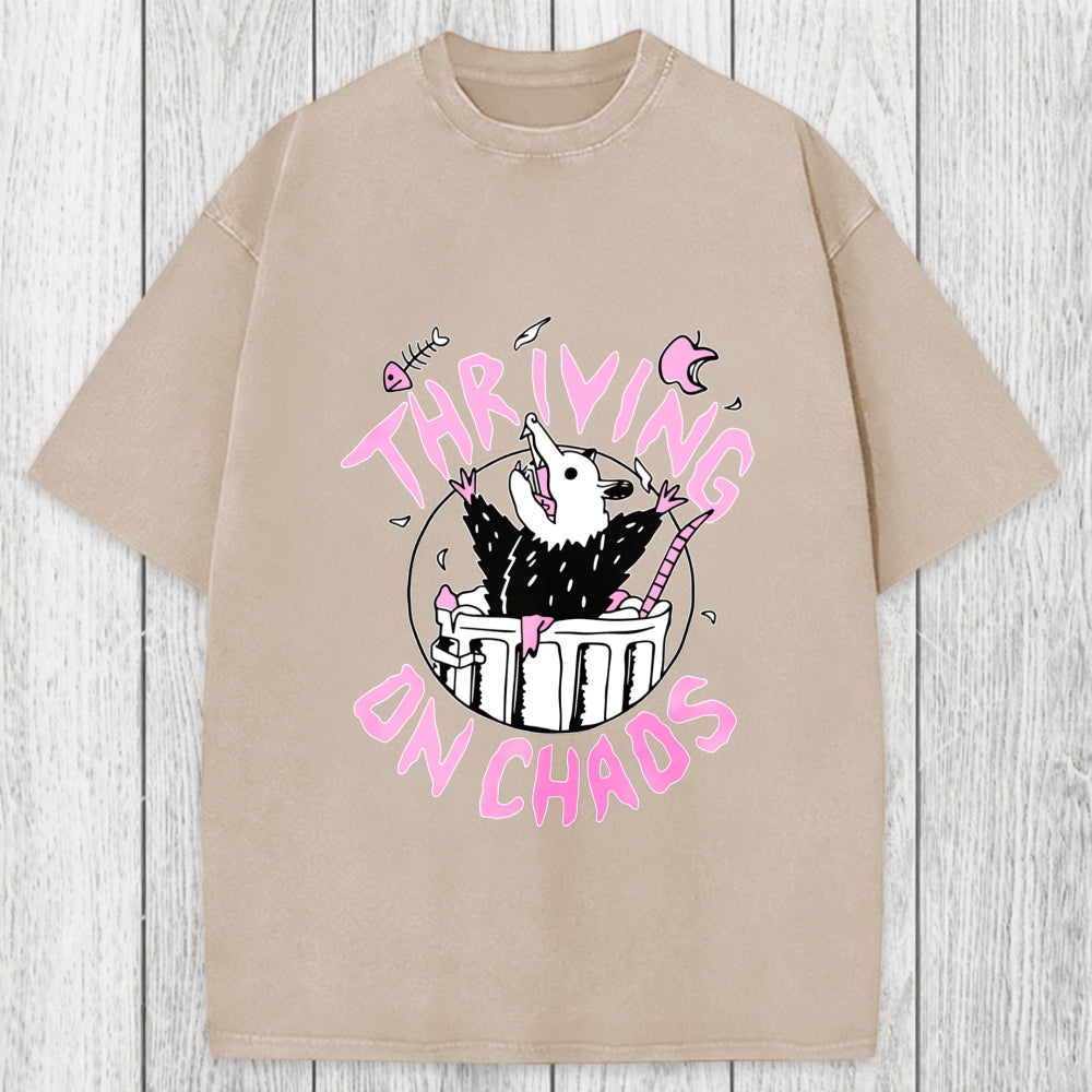 Tokyosol Thriving On Chaos Angry Possum Washed T-Shirt