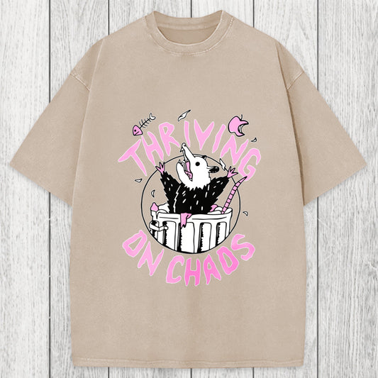 Tokyosol Thriving On Chaos Angry Possum Washed T-Shirt