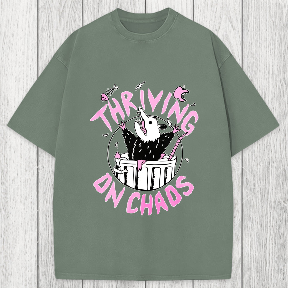 Tokyosol Thriving On Chaos Angry Possum Washed T-Shirt