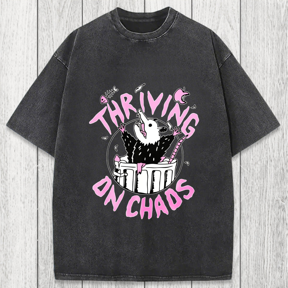 Tokyosol Thriving On Chaos Angry Possum Washed T-Shirt