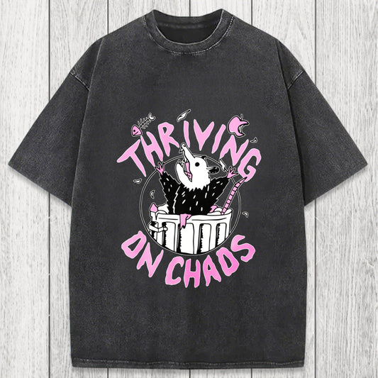 Tokyosol Thriving On Chaos Angry Possum Washed T-Shirt